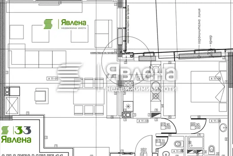 Тристаен апартамент 124 кв.м. в Изток с възможност за гараж