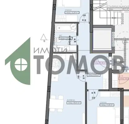 Снимка 3 — Тристаен апартамент в Стара Загора, Железник - център