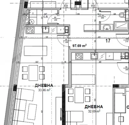 Снимка 2 — Тристаен апартамент в Стара Загора, Железник - център