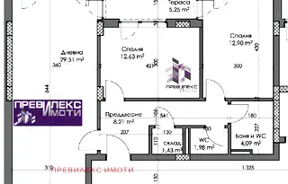 Тристаен апартамент в Пловдив, Каменица 2