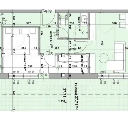 Снимка 2 — Тристаен апартамент в Стара Загора, Казански