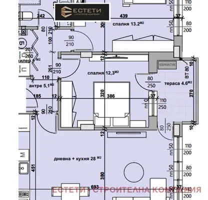 Снимка 2 — Тристаен апартамент в Стара Загора, Казански