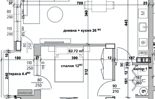 Тристаен апартамент в Стара Загора, Казански