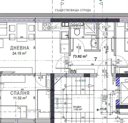 Снимка 3 — Тристаен апартамент в Стара Загора, Казански - изток
