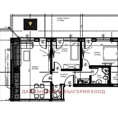 Снимка 2 — Тристаен апартамент в Пловдив, Коматевски възел