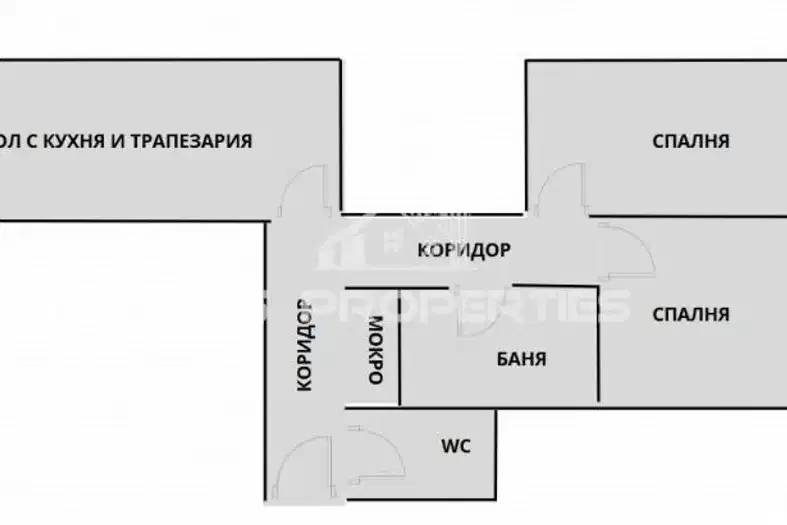 3-bedroom apartment in Sofiya, Krasna Polyana 2
