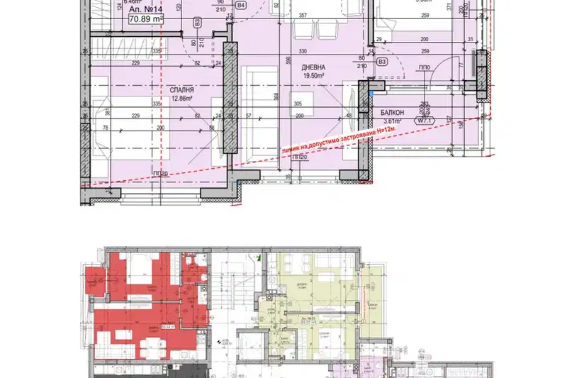3-bedroom apartment in Sofiya, Krystova Vada