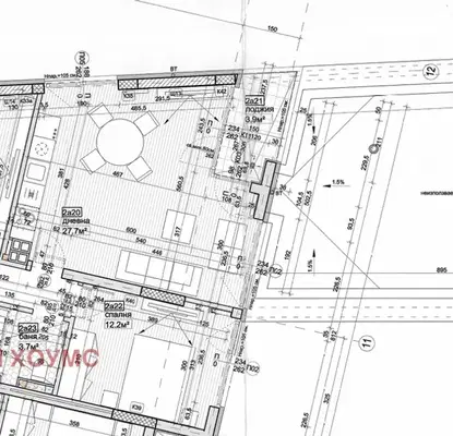 Снимка 2 — Тристаен апартамент в София, Кръстова вада