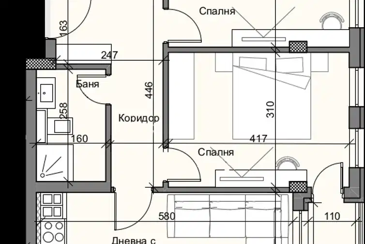 3-bedroom apartment in Plovdiv, Kyrshiyaka