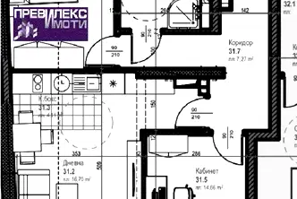 Тристаен апартамент с тераса в нова сграда в Кършияка, Пловдив