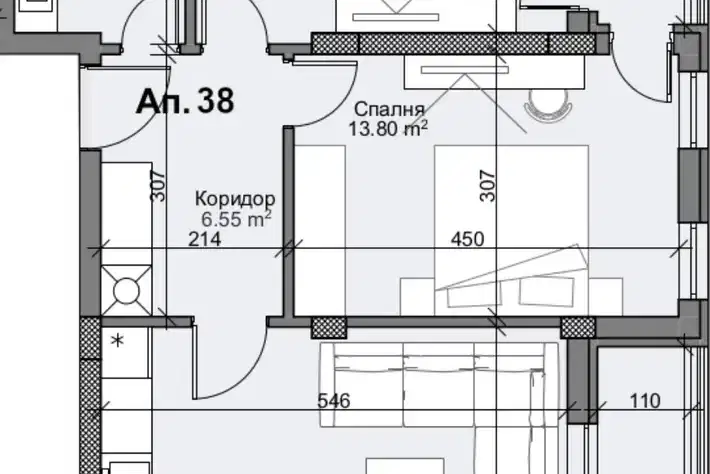 Тристаен апартамент в Пловдив, Кършияка