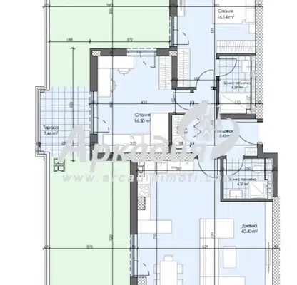 Снимка 2 — Тристаен апартамент в Пловдив, Кършияка