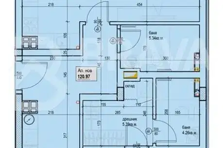 3-bedroom apartment in Plovdiv, Kyrshiyaka