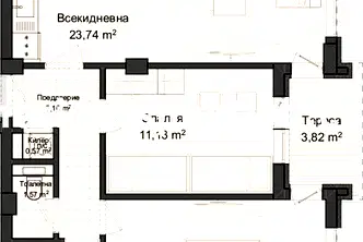 Тристаен апартамент в Пловдив, Кършияка