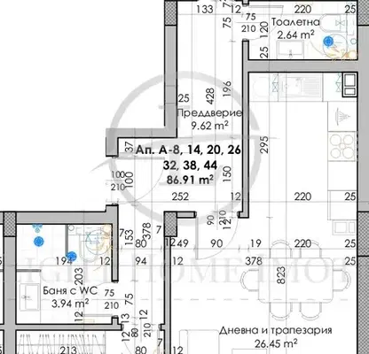 Снимка 3 — Тристаен апартамент в Пловдив, Кючук Париж