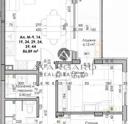 Снимка 3 — Тристаен апартамент в Пловдив, Кючук Париж
