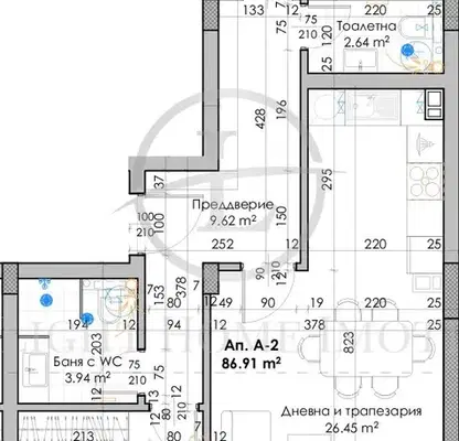 Снимка 3 — Тристаен апартамент в Пловдив, Кючук Париж