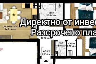 Тристаен апартамент в Пловдив, Кючук Париж