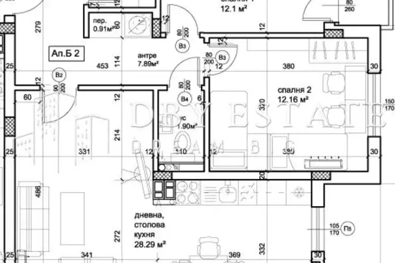 3-bedroom apartment in Plovdiv, Kyuchuk Parij