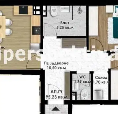 Photo 4 — 3-bedroom apartment in Plovdiv, Kyuchuk Parij