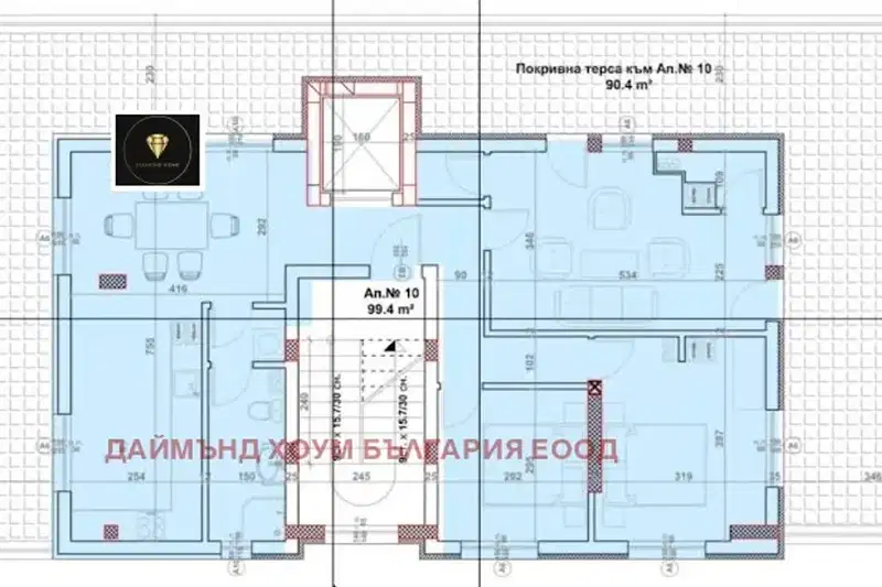 3-bedroom apartment in Plovdiv, Kyuchuk Parij
