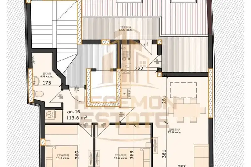 3-bedroom apartment in Varna, Levski 1