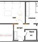 Тристаен апартамент във Варна, Левски 2