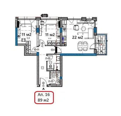 Photo 3 — 3-bedroom apartment in Varna, Levski 2