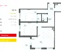 Снимка 5 — Тристаен апартамент с големи прозорци в Левски Г, София