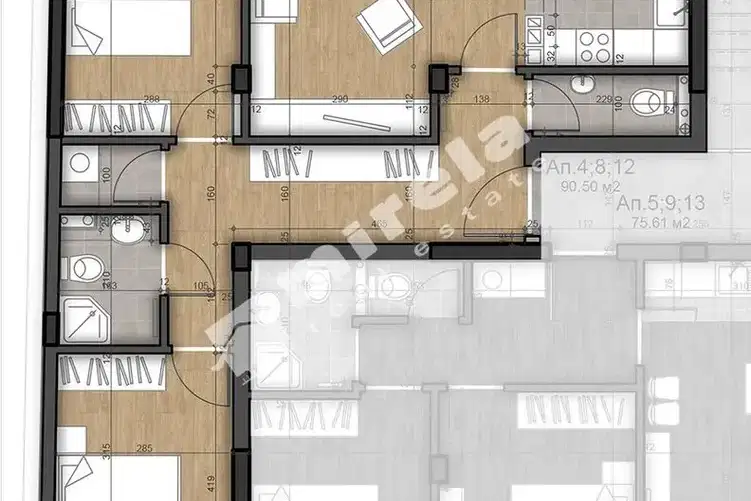 3-bedroom apartment in Sofiya, Levski V