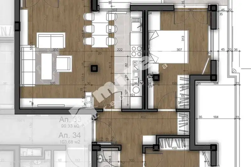 3-bedroom apartment in Sofiya, Levski V