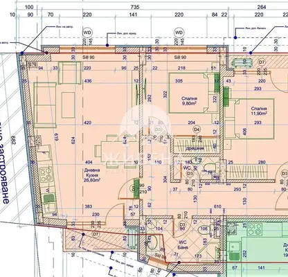 Photo 2 — 3-bedroom apartment in Varna, Lyatno Kino Trakiya
