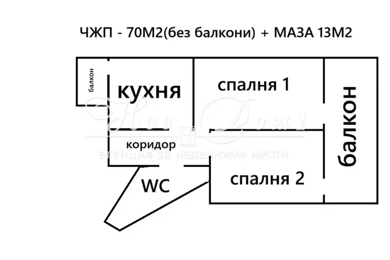 3-bedroom apartment in Varna, Lyatno Kino Trakiya