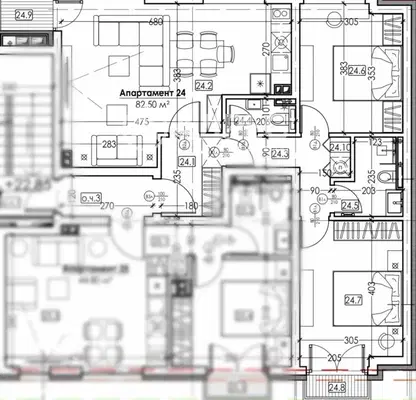 Снимка 2 — Тристаен апартамент с две тераси в Люлин 10, София