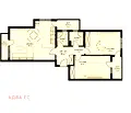 Снимка 3 — Тристаен апартамент в София, Люлин 5