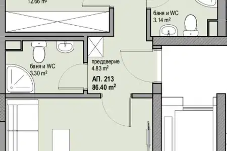 3-bedroom apartment in Sofiya, Lyulin 8