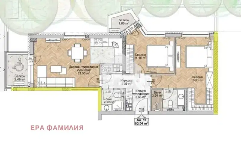 3-bedroom apartment in Sofiya, Lyulin 8