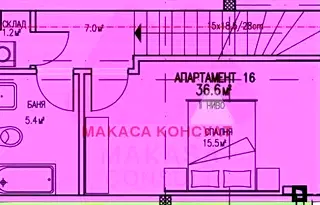Тристаен апартамент в София, Люлин - център