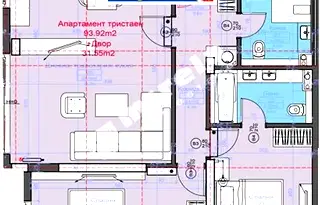 Тристаен апартамент в София, м-т Гърдова глава