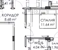 Снимка 3 — Тристаен апартамент в Бургас, Мадика