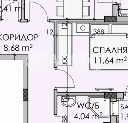 Снимка 3 — Тристаен апартамент в Бургас, Мадика