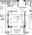 Тристаен апартамент в Бургас, Мадика