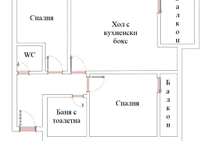 Тристаен апартамент в София, Малинова долина