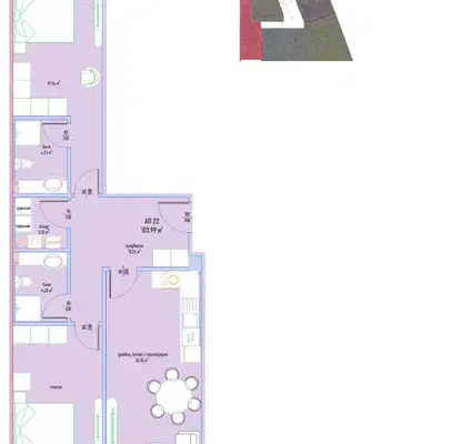 Photo 4 — 3-bedroom apartment in Sofiya, Malinova Dolina