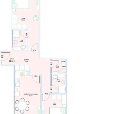 Photo 2 — 3-bedroom apartment in Sofiya, Malinova Dolina