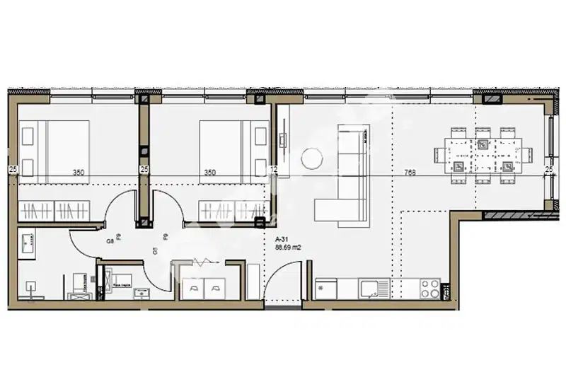 3-bedroom apartment in Sofiya, Malinova Dolina
