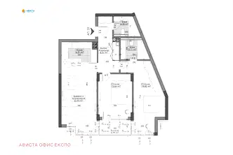Тристаен апартамент в София, Манастирски ливади