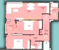 Снимка 2 — Тристаен апартамент в Бургас, Меден рудник - зона Д