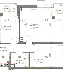 Тристаен апартамент в Бургас, Меден рудник - зона В