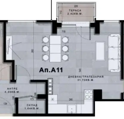 Photo 3 — 3-bedroom apartment in Sofiya, Mladost 1